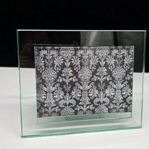 All Glass Picture Photo Frame Easel Back 7x5"